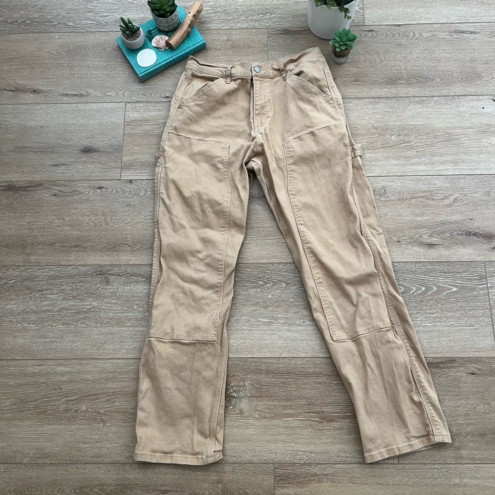 Carpenter style kaki pants